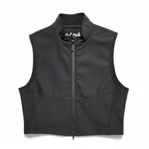 Bad Birdie Women's Softshell Golf Vest Medium | Mild Crop Mock Neck NWT